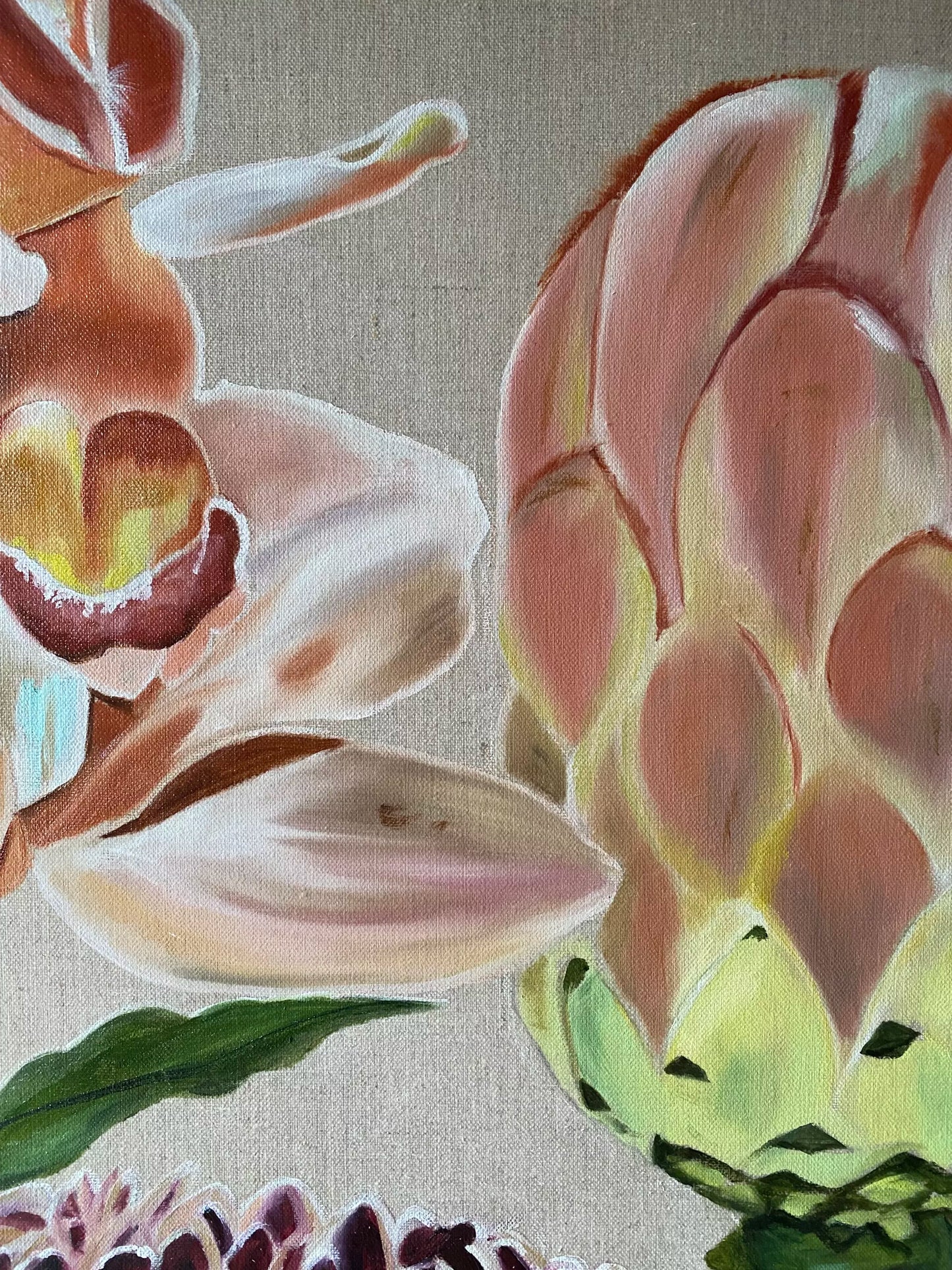 The Peachy Orchids - Limited Edition Print