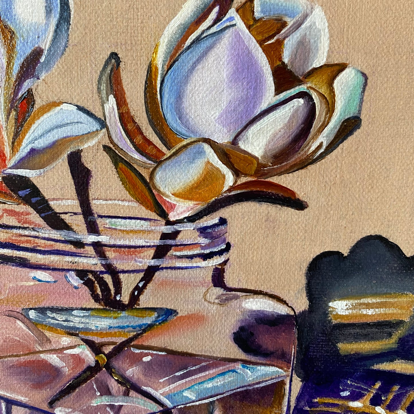 Magnolias in Glass - Framed