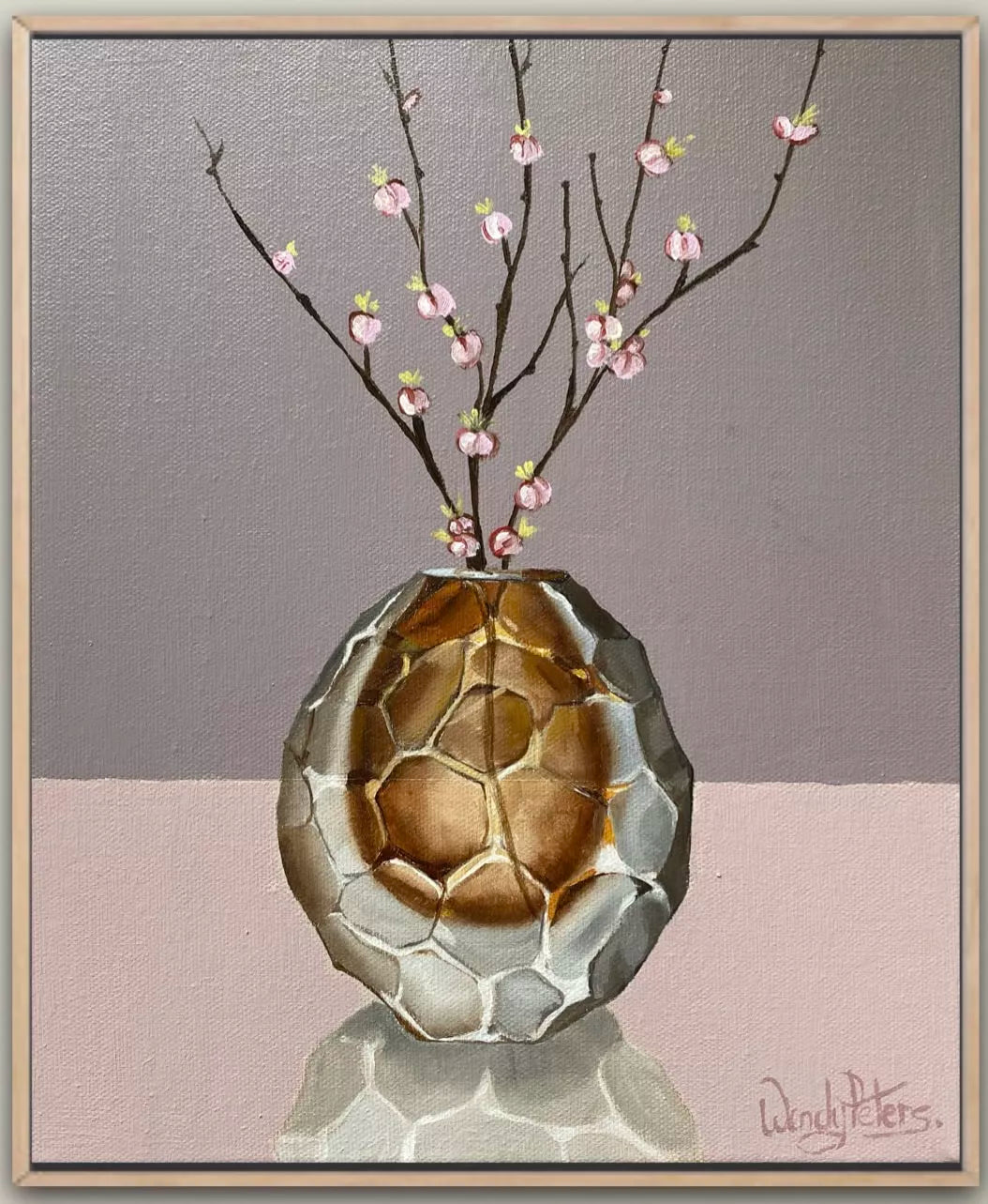 Amber Reflections - Framed