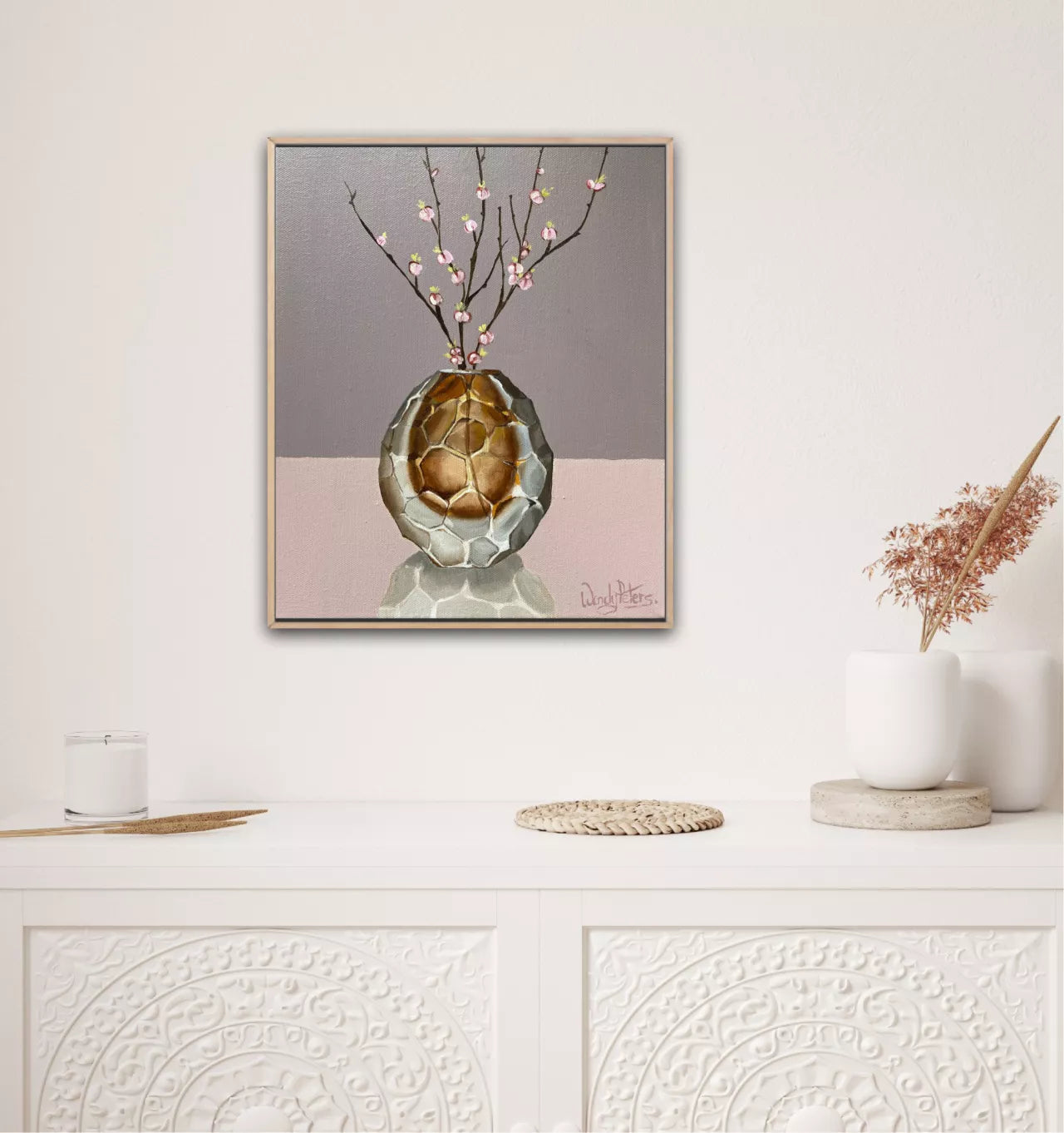 Amber Reflections - Framed