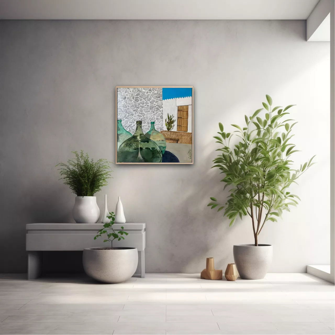 Azure Dreams - Framed