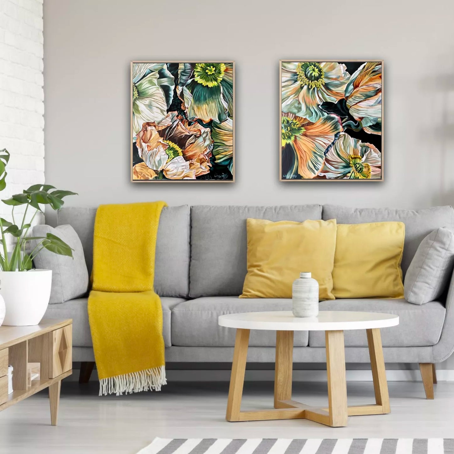 Chartreuse I & II - Diptych