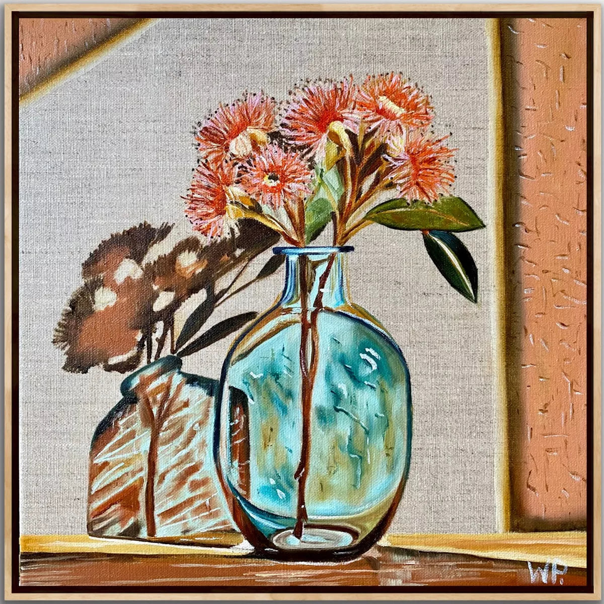 Gum Nut Reflections - Framed