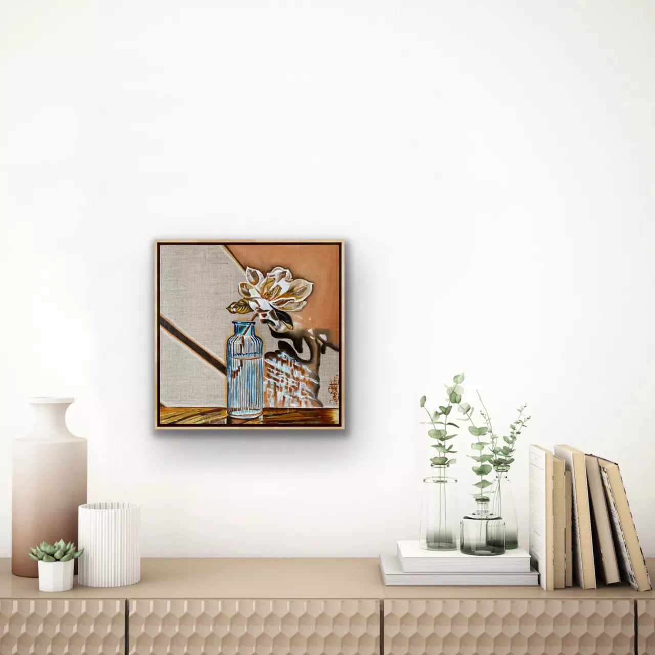 Magnolia Reflections - Framed