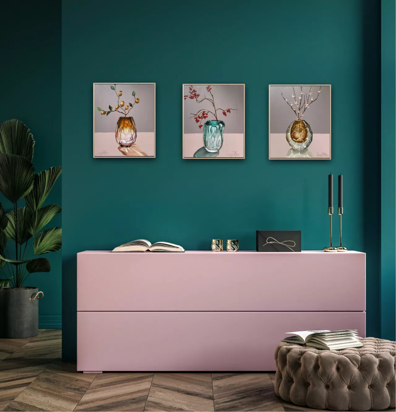 Prismatic Reflections - Framed