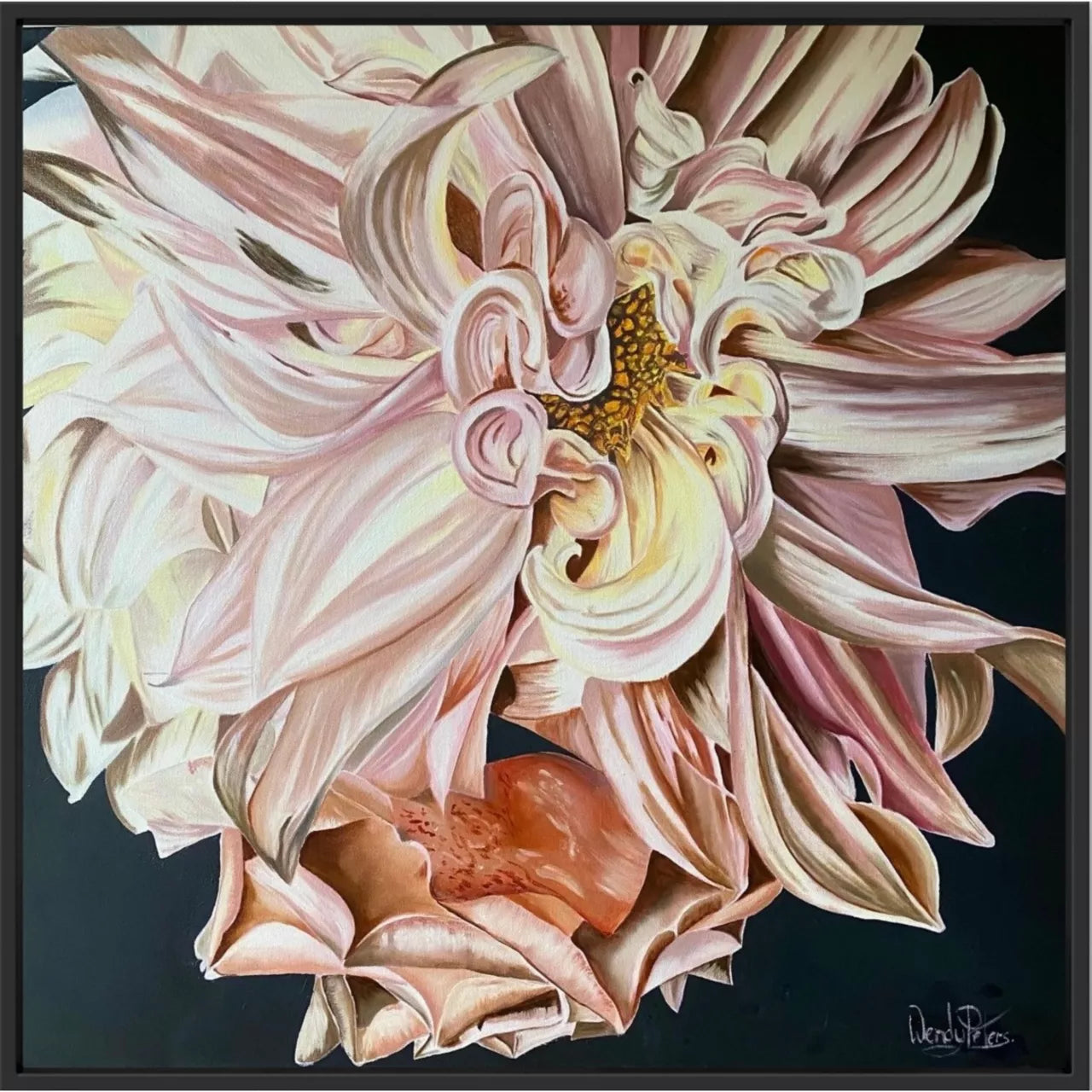 Dahlia Delight – Framed