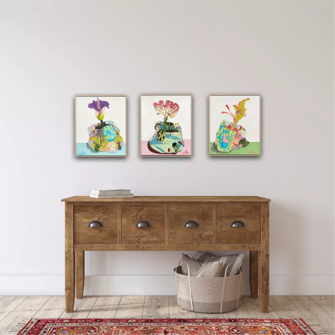 Wonky No 3 - Framed