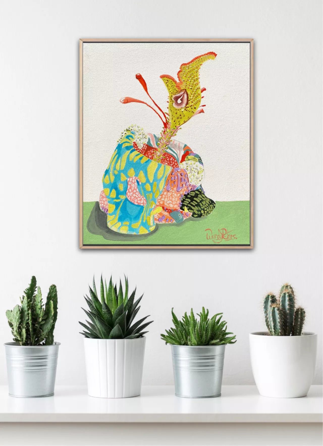 Wonky No 1 - Framed
