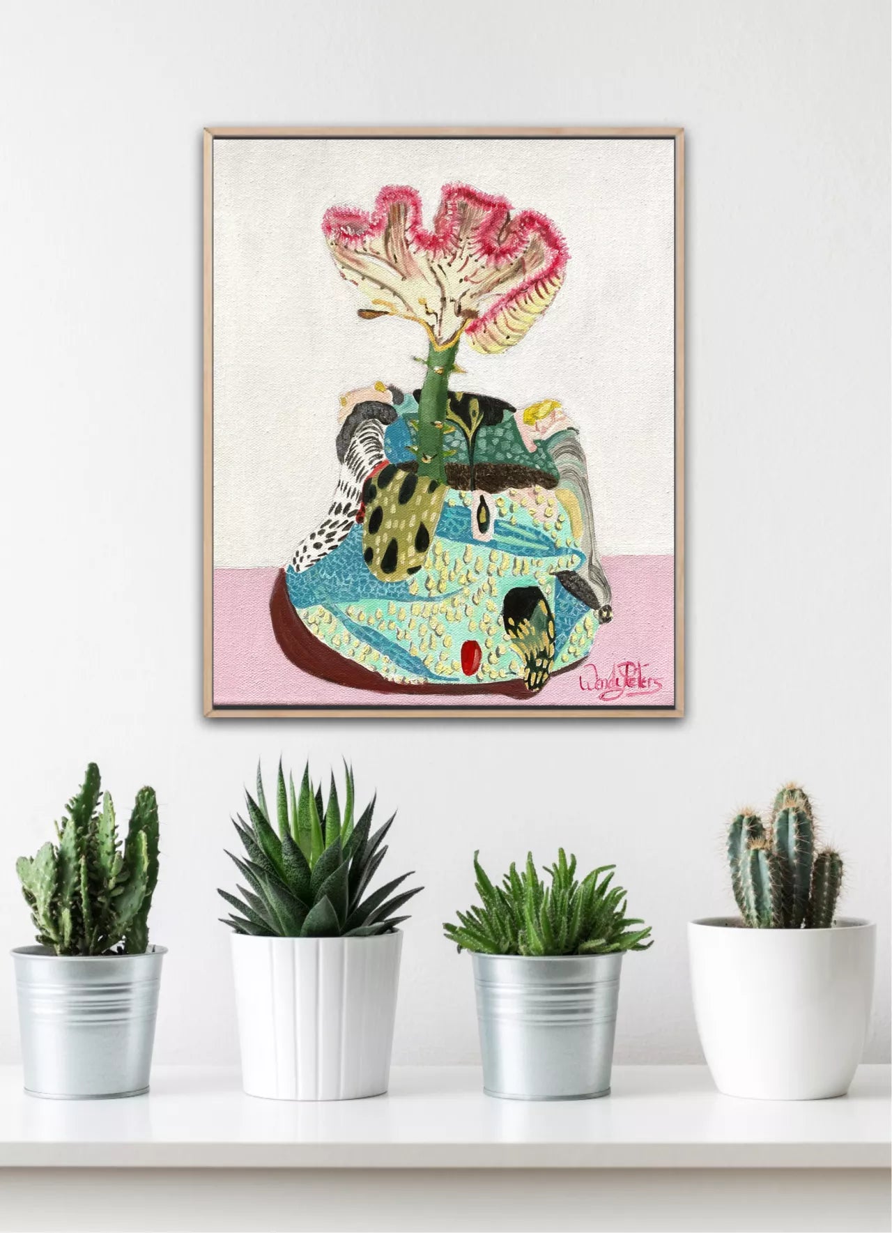 Wonky No 3 - Framed
