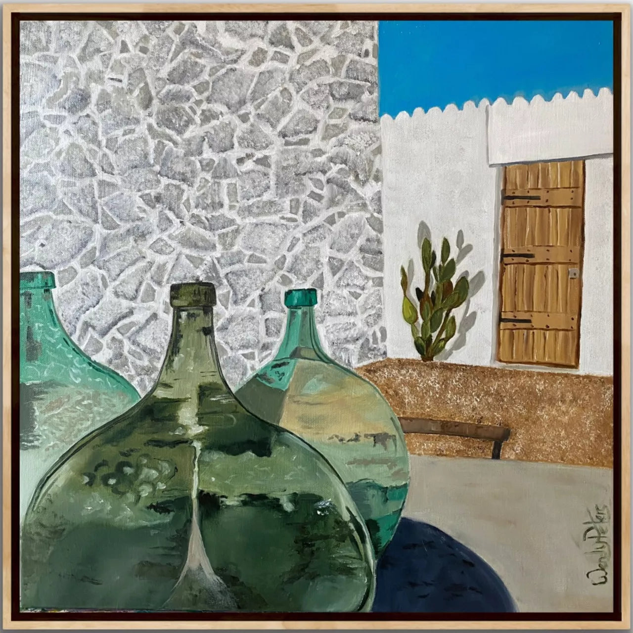 Azure Dreams - Framed