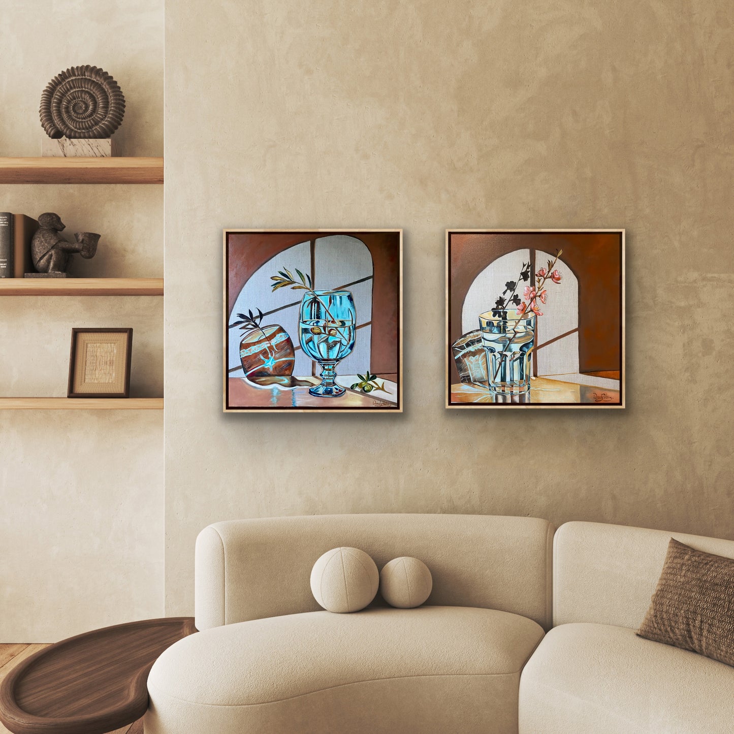 Blue Vase and Blossom