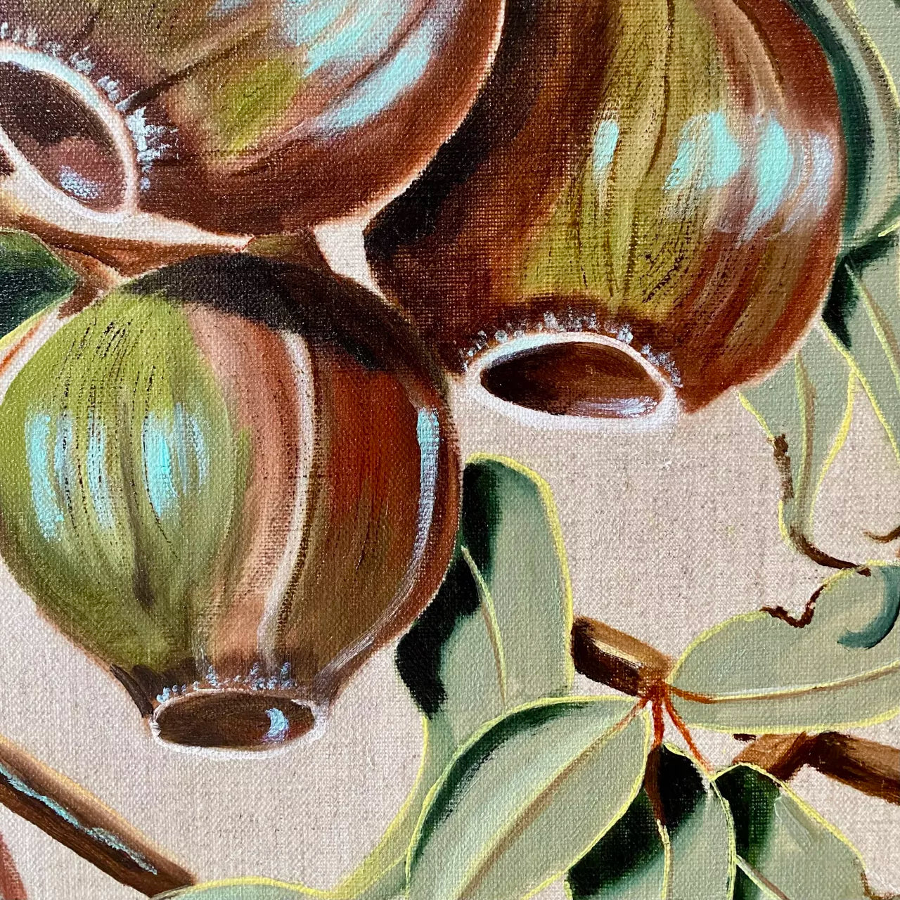 Gum Nut Harvest - Framed