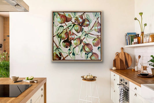 Gum Nut Harvest - Framed