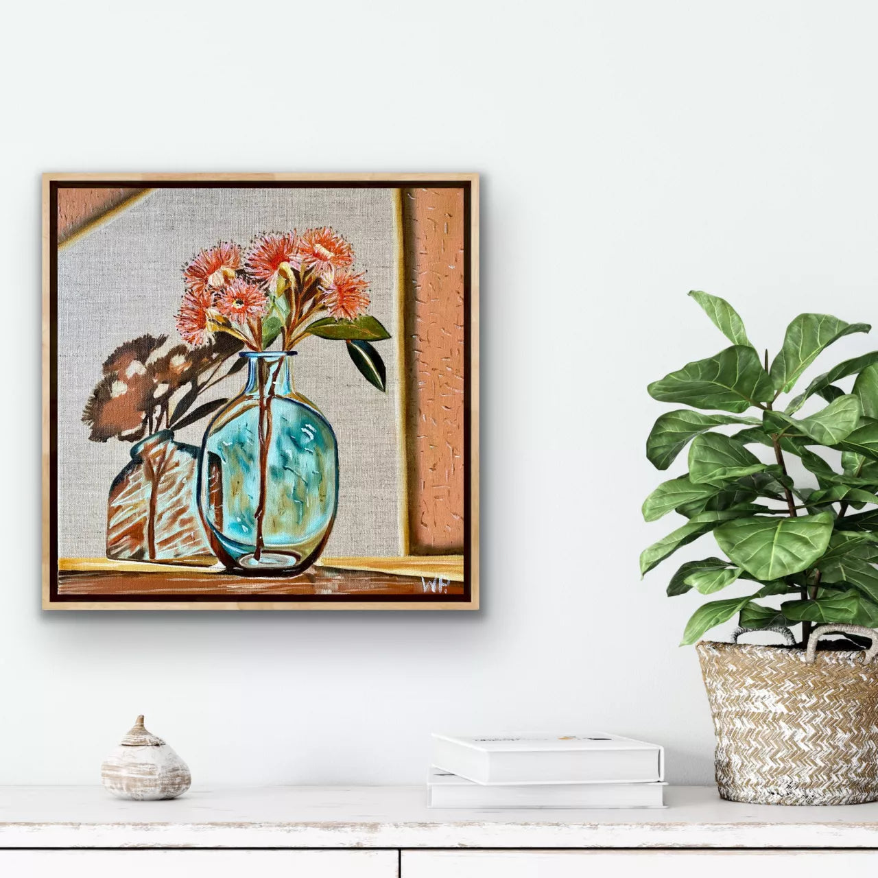 Gum Nut Reflections - Framed