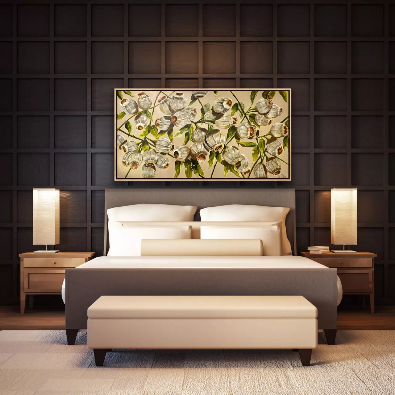 Gum Nut Symphony - Framed