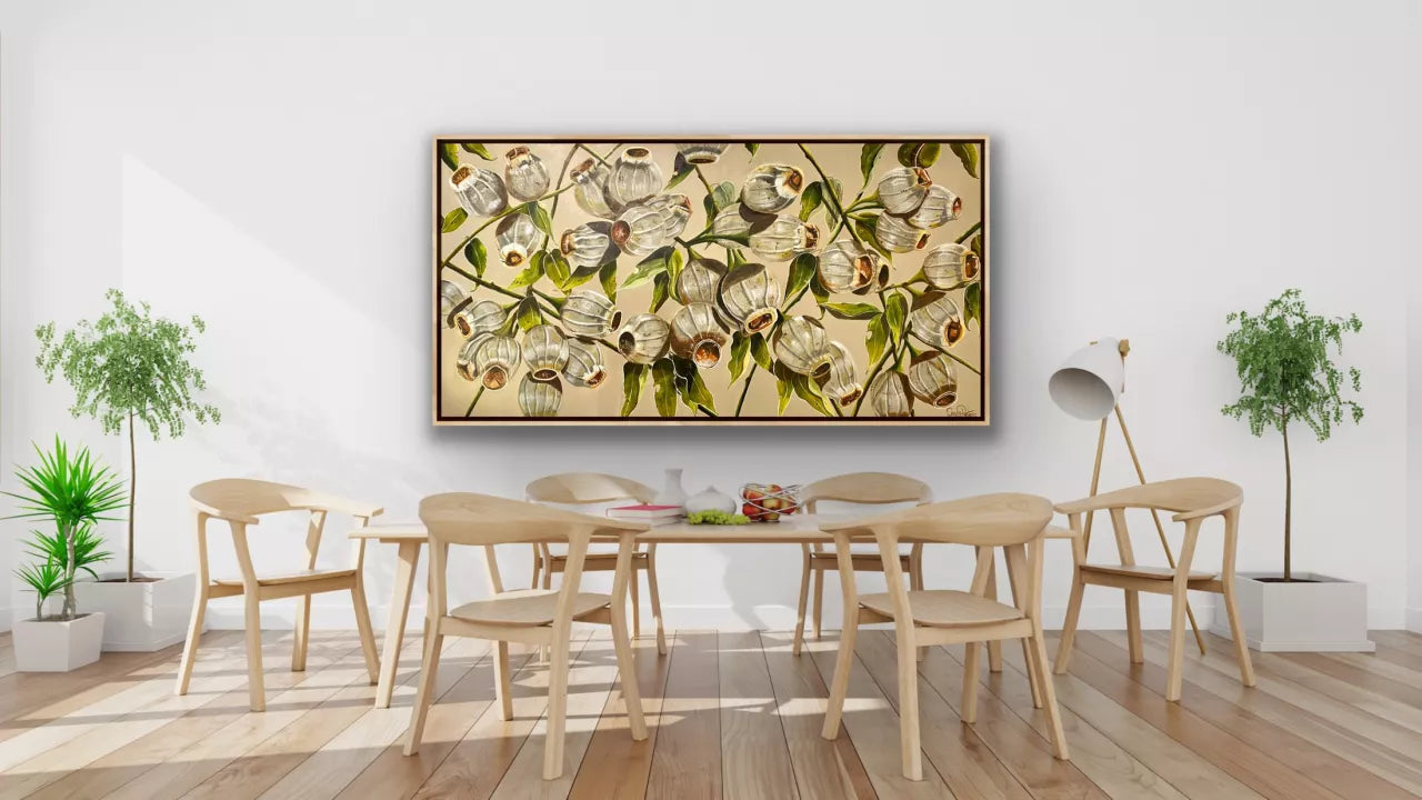 Gum Nut Symphony - Framed