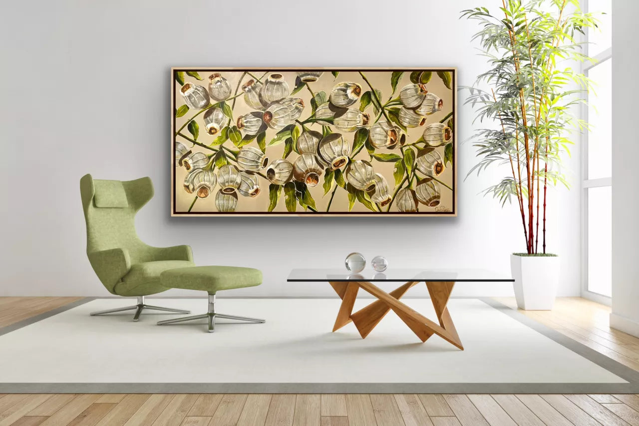 Gum Nut Symphony - Framed