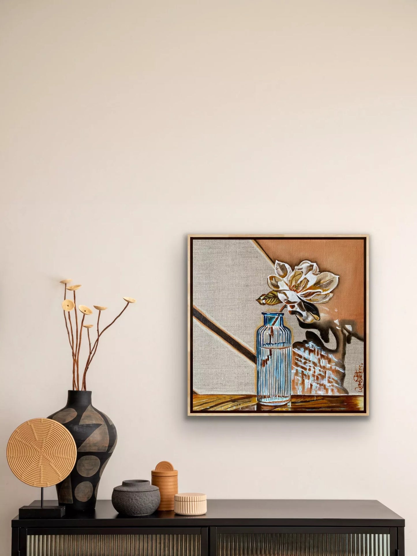 Magnolia Reflections - Framed