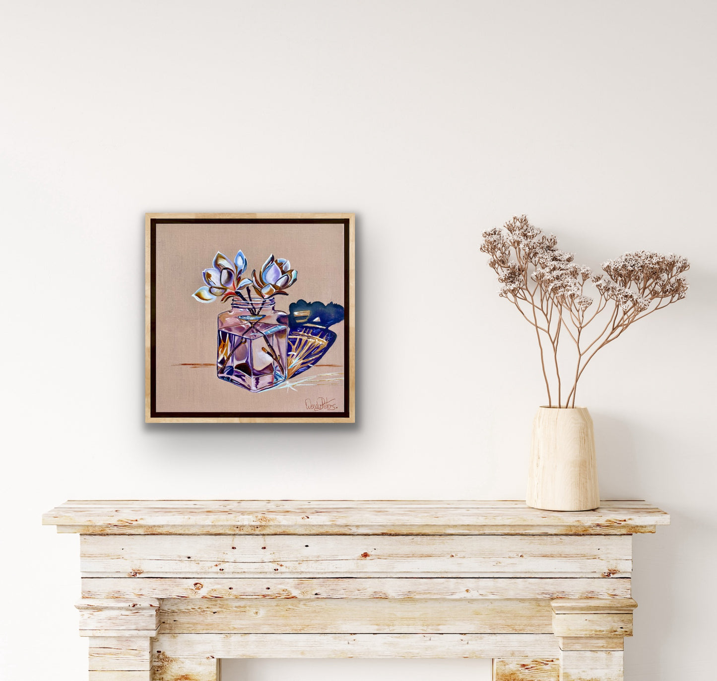 Magnolias in Glass - Framed