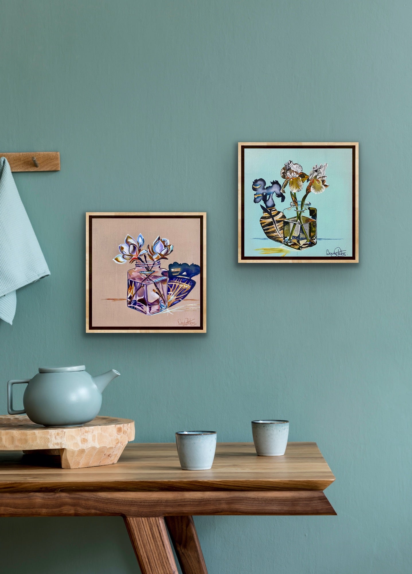 Magnolias in Glass - Framed