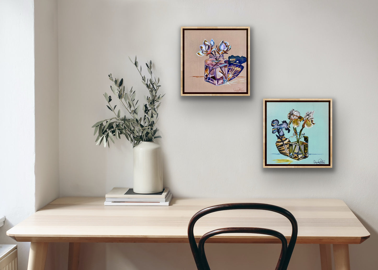 Magnolias in Glass - Framed