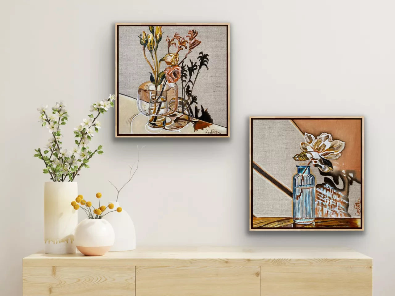 Magnolia Reflections - Framed