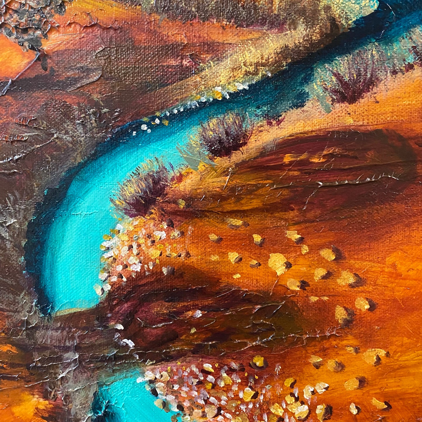 Sunburnt Oasis - Framed