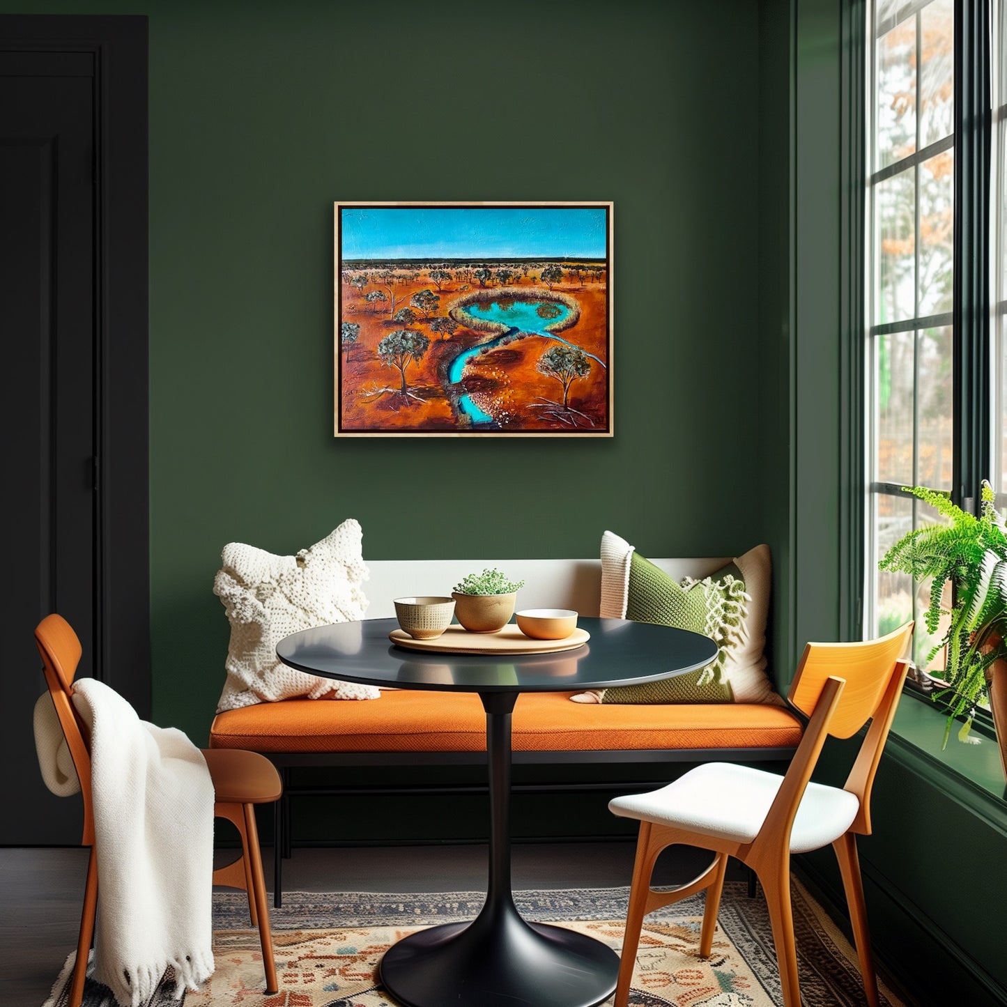 Sunburnt Oasis - Framed